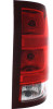 TAIL LAMP RH EXCLUDE BASE/DUALLY/DENALI W/O DARK RED TRIM W/LARGE 3047 BACK-UP BULB HQ   REPLACEMENT FOR GMC PICKUP GMC SIERRA HYBRID 2013 PARTSLINK NUMBER  GM2801208
