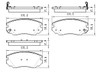 BRAKE PADS SET FR CERAMIC   REPLACEMENT FOR GMC TERRAIN 2013 PARTSLINK NUMBER  D1421