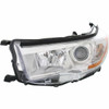 HEAD LAMP LH W/BRIGHT CHROME BEZEL HQ  REPLACEMENT FOR TOYOTA HIGHLANDER 2015 PARTSLINK NUMBER  TO2502221