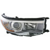 HEAD LAMP RH W/SMOKED CHROME BEZEL CAPA  REPLACEMENT FOR TOYOTA HIGHLANDER 2015 PARTSLINK NUMBER  TO2503225C