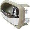 DOOR HANDLE FR RH INNER BEIGE W/CHROME REPLACEMENT FOR MAZDA MVP 2002 PARTSLINK NUMBER  MA1353106