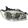 HEAD LAMP RH HB ALUMINUM BEZEL HQ REPLACEMENT FOR MAZDA PROTEGE 5 2002 PARTSLINK NUMBER  MA2519106