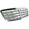GRILLE CHROME/SILVER W/SPORT PKG (AVNGRD/ELGNS) REPLACEMENT FOR MERCEDES CL500 2002 PARTSLINK NUMBER  MB1200142