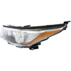 HEAD LAMP LH W/SMOKED CHROME BEZEL CAPA  REPLACEMENT FOR TOYOTA HIGHLANDER HYBRID 2015 PARTSLINK NUMBER  TO2502225C