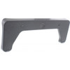 LICENSE PLATE BRACKET FR MATTE BLACK  REPLACEMENT FOR TOYOTA HIGHLANDER HYBRID 2015 PARTSLINK NUMBER  TO1068125
