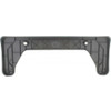 LICENSE PLATE BRACKET FR MATTE BLACK  REPLACEMENT FOR TOYOTA HIGHLANDER HYBRID 2015 PARTSLINK NUMBER  TO1068125