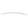 GRILLE LOWER MOULDING CHROME/BLACK     REPLACEMENT FOR HONDA ACCORD COUPE 2013 PARTSLINK NUMBER  HO1216113