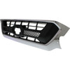 GRILLE MATTE-DARK GRAY W/CHROME MLDG SR5  REPLACEMENT FOR TOYOTA TACOMA PICKUP 2WD 2015 PARTSLINK NUMBER  TO1200351