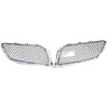 GRILLE ASSY MATT-DARK GREY W/CHROME FRAME SE REPLACEMENT FOR PONTIAC BONNEVILLE 2002 PARTSLINK NUMBER  GM1200452