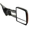 DOOR MIRROR RH POWER HTD W/TOW W/TURN SIGNAL TEXTURED  REPLACEMENT FOR TOYOTA TUNDRA 4WD 2015 PARTSLINK NUMBER  TO1321243