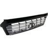 GRILLE PAINTED SILVER-GRAY W/BLACK MOULDING PLATINUM MODEL  REPLACEMENT FOR TOYOTA TUNDRA RWD 2015 PARTSLINK NUMBER  TO1200375
