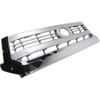 GRILLE PAINTED SILVER-GRAY W/CHROME MOULDING 1794 EDITION  REPLACEMENT FOR TOYOTA TUNDRA RWD 2015 PARTSLINK NUMBER  TO1200376
