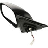 DOOR MIRROR LH POWER W/O HEAT PTM NON FOLDAWAY JAPAN BUILT REPLACEMENT FOR  TOYOTA CAMRY 2002 PARTSLINK NUMBER  TO1320210
