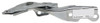 HOOD HINGE LH    REPLACEMENT FOR HYUNDAI ACCENT SEDAN 2013 PARTSLINK NUMBER HY1236134
