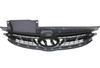 GRILLE CHROME/BLACK REPLACEMENT FOR HYUNDAI ELANTRA SEDAN 2013 PARTSLINK NUMBER HY1200160