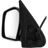DOOR MIRROR LH POWER BLACK REPLACEMENT FOR  TOYOTA TACOMA PICKUP 2WD 2002 PARTSLINK NUMBER  TO1320163