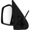 DOOR MIRROR LH POWER BLACK REPLACEMENT FOR  TOYOTA TACOMA PICKUP 4WD 2002 PARTSLINK NUMBER  TO1320163