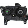 HEAD LAMP LH HALOGEN BLHEAD LAMP LH HALOGEN BLACK BEZEL CAPA  ACK BEZEL CAPA   REPLACEMENT FOR JEEP COMPASS MK 2013 PARTSLINK NUMBER  CH2502246C