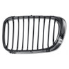 GRILLE RH BLACK W/CHROME TRIM REPLACEMENT FOR BMW 3 SERIES COUPE 2003 PARTSLINK NUMBER  BM1200163