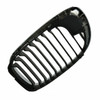 GRILLE RH CHROME/BLACK [11 BLACK VERTICAL BARS WITH CHROME FACE SURROUNDED BY CHROME FRAME] REPLACEMENT FOR BMW 3 SERIES CONVERTIBLE 2003 PARTSLINK NUMBER  BM1200157