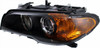 HEAD LAMP LH HALOGEN AMBER TURN SIGNAL HQ REPLACEMENT FOR BMW 3 SERIES CONVERTIBLE  2003 PARTSLINK NUMBER  BM2502143