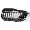 GRILLE LH CHROME.BLACK REPLACEMENT FOR BMW 3 SERIES WAGON 2003 PARTSLINK NUMBER  BM1200128
