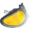 SIDE MARKER LAMP RH AMBER LENS BLACK BEZEL HQ REPLACEMENT FOR BMW 3 SERIES WAGON 2003 PARTSLINK NUMBER  BM2521109