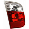 TRUNK LAMP LH (BACK-UP LAMP) CLEAR/RED LENS HQ REPLACEMENT FOR BMW 3 SERIES SEDAN EXCULDE 330E AND 340I 2003 PARTSLINK NUMBER  BM2882104