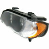 HEAD LAMP LH HALOGEN WHITE TURN SIGNAL HQ REPLACEMENT FOR BMW X5 2003 PARTSLINK NUMBER  BM2518110