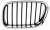 GRILLE LH CHROME.BLACK REPLACEMENT FOR BMW X5 2003 PARTSLINK NUMBER  BM1200152
