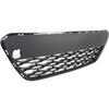 GRILLE LOWER CENTER MATTE-DARK GRAY    REPLACEMENT FOR KIA RIO HATCHBACK 2013 PARTSLINK NUMBER  KI1036118