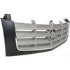 GRILLE CHROME/SILVER/BLACK REPLACEMENT FOR CADILLAC ESCALADE ESV 2003 PARTSLINK NUMBER  GM1200509