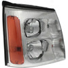 HEAD LAMP RH HID HQ REPLACEMENT FOR CADILLAC ESCALADE EXT 2003 PARTSLINK NUMBER  GM2503236