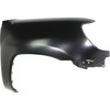 FENDER FR RH 2WD W/O FENDER FLARES (ALSO FITS X-RUNNER WITH SMALLER FENDER FLARES) REPLACEMENT FOR TOYOTA TACOMA PICKUP 2WD 2005 PARTSLINK NUMBER TO1241206