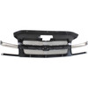 GRILLE BLACK W/CHROME MLDG W/BODY CLADDING REPLACEMENT FOR CHEVROLET AVALANCHE 2003 PARTSLINK NUMBER  GM1200543