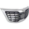 GRILLE PAINT SILVER GRAY W/CHROME MLDG   REPLACEMENT FOR KIA SPORTAGE 2013 PARTSLINK NUMBER  KI1200147