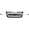 GRILLE W/PTM FRAME/CHROME MOULDING W/O CLADDING EXCLUDE SS MODEL/ 2500/3500HD /SILVERADO 03-05/AVALANCHE 02-06 REPLACEMENT FOR CHEVROLET PICKUP CHEVY SILVERADO-1500, 2500-3500 2003 PARTSLINK NUMBER  GM1200489
