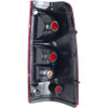 TAIL LAMP LH FOR FLEETSIDE MODELS EXCLUDE 3500 CAPA REPLACEMENT FOR CHEVROLET PICKUP CHEVY SILVERADO-1500, 2500-3500 2003 PARTSLINK NUMBER  GM2800161C