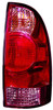 TAIL LAMP RH W/RED CENTER LENS CAPA REPLACEMENT FOR TOYOTA TACOMA PICKUP 2WD 2005 PARTSLINK NUMBER TO2801158C