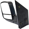 DOOR MIRROR LH MANUAL BLACK TEXTURED DUAL GLASS REPLACEMENT FOR CHEVROLET VAN CHEVY EXPRESS 2003 PARTSLINK NUMBER  GM1320395
