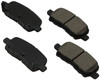 BRAKE PADS SET RR CERAMIC  REPLACEMENT FOR BUICK LACROSSE 2006 PARTSLINK NUMBER  D999