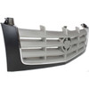 GRILLE CHROME/SILVER/BLACK  REPLACEMENT FOR CADILLAC ESCALADE 2006 PARTSLINK NUMBER  GM1200509