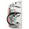 TAIL LAMP RH DOUBLE CAB WHITE/RED HQ REPLACEMENT FOR TOYOTA TUNDRA PICKUP 2005 PARTSLINK NUMBER TO2801153
