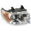 HEAD LAMP RH CHROME W/O OFF ROAD PKG HQ REPLACEMENT FOR FORD EXPEDITION 2003 PARTSLINK NUMBER  FO2503181