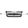 GRILLE W/PTM FRAME/CHROME MOULDING W/O CLADDING EXCLUDE SS MODEL/ 2500/3500HD /SILVERADO 03-05/AVALANCHE 02-06  REPLACEMENT FOR CHEVROLET AVALANCHE 2006 PARTSLINK NUMBER  GM1200489