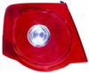 TAIL LAMP RH (RED LENS) CAPA REPLACEMENT FOR VOLKSWAGEN JETTA (TYPE 5) 2005 PARTSLINK NUMBER  VW2801123C
