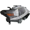HEAD LAMP RH HALOGEN CAN BUILT BLACK TRIM HQ  REPLACEMENT FOR LEXUS RX350 2013 PARTSLINK NUMBER  LX2503156