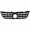 GRILLE SATIN-BLACK W/CHROME FRAME PLASTIC REPLACEMENT FOR VOLKSWAGEN TOUAREG 2005 PARTSLINK NUMBER  VW1200143