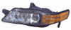 HEAD LAMP LH W/HID USA TYPE HQ REPLACEMENT FOR ACURA TL 2004 PARTSLINK NUMBER AC2518109