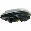 HEAD LAMP LH HALOGEN BLACK HOUSING CPE W/O CORNERING LAMP CAPA REPLACEMENT FOR MERCEDES C250 2013 PARTSLINK NUMBER MB2502186C